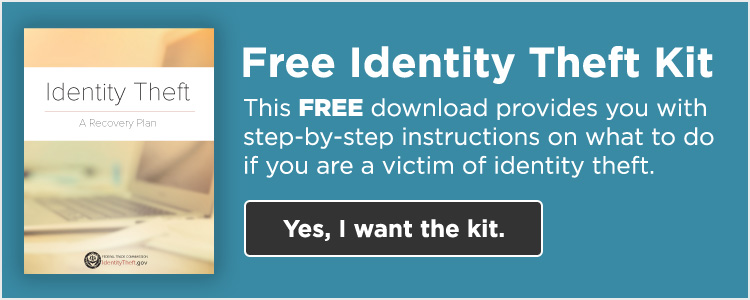 free identity theft recovery kit